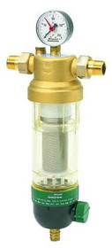 Honeywell F76S1007 1/2" Water Filter With 100 Micron Filter & Plastic Sump Includes Sweat & Threaded Unions