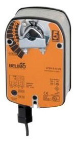Belimo LF24-S Us Spr.rtn.act 24v 35 In-lb (4nm)on-off 1 Aux. Switch