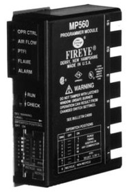 Fireye MP230H Programmer, Selectable recycle/non-recycle function, TFI, and purge timing. Pilot stabilization, two stage capability.