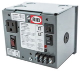 Rib Relays PSH100AB10 Enclosed Single 100VA 120 to 24Vac UL Class II power supply 10A main breaker