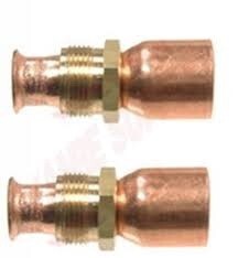 Honeywell 272708A Set Of 2 Of 1/2 Inverted Flare Fittings