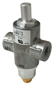 Baso H19RA-2C High Pressure Safety Pilot Valve 3/8" X 3/8" 600;000 Btu At 1 Psi; 25# Rtg. Less Flow Interrupter