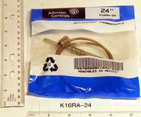 Baso Gas Products K16RA-24H 24" Nickel Plated Husky High Performance Thermocouple