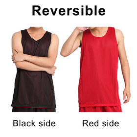 Blank Adult Sports Event Vest Apron Style Bibs with Ties Polyester 2-Tone Event Trainning Bib
