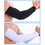 TOPTIE 1 Pair Arm Sleeves UV Protection Compression Sleeves For Men Women
