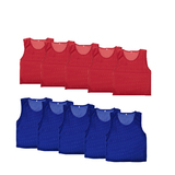 TopTie 12 PCS Scrimmage Training Vests Blank Soccer Jerseys Soccer Pinnies
