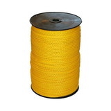 Red Rooster Hollow Braid Polypro Rope, Yellow