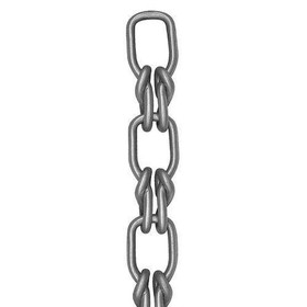 Red Rooster 34320 Chain on Reel, 3/0 Blu-Krome Lock Link Chain 125&#039;