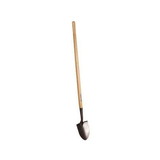 Red Rooster 50196 Long Handle Ladies Shovel, Round Point, Wooden Handle