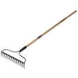Red Rooster 50381 Landscape Bow Rake, Union Welded, Wood Handle - 14 Tine