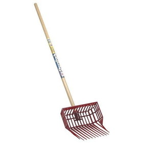 Dura Pitch Plastic Stable Fork, 42&quot; Wood Handle