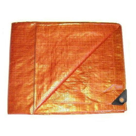 Red Rooster Irrigation Dam Material, 8&#039; x 50&#039;, Orange with Loop