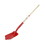 Red Rooster Contractor Trenching Shovel, 5&quot; x 12&quot; Blade, Wood Handle