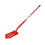 Red Rooster Contractor Trenching Shovel, 5&quot; x 12&quot; Blade, Fiberglass Handle