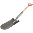 Red Rooster Professional Drain Shovel with D Handle, 16 Gauge 14"