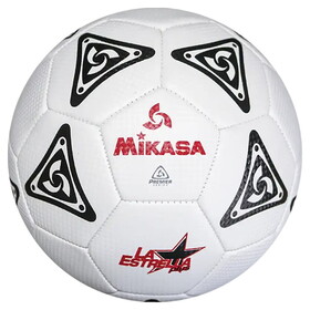 Mikasa LE50 La Estrella Plus, NFHS approved, stitched game ball, size 5, black/white