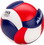Mikasa V200W-USA Official Game Ball of the FIVB, 18 panel, red/white/navy, FIVB approved