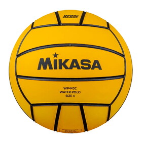 Mikasa WP443C-Y - Size 4 FINA approved, Championship game ball, NFHS approved, size 4, yellow