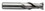 Michigan Drill 231 3/16 2-Flute End Mills High Speed Steel Regular Length