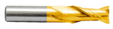 Michigan Drill 231T 1-1/8X3/4 TiN-Coated Two Flute End Mills High Speed Steel