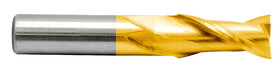 Michigan Drill 231TU 1X5/8 TiN-Coated Two Flute End Mills High Speed