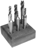 Michigan Drill 261B Double-End End Mills Sets - Two Flute, 6 pieces