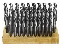 Michigan Drill 303CD Reduced Shank Drills Set - Standard Shank, Wood Block