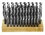 Michigan Drill 303CD Reduced Shank Drills Set - Standard Shank, Wood Block