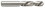 Michigan Drill 600LH 7/64 LEFT HAND SCREW MACHINE DRILL