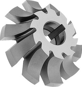 Michigan Drill 732L 1/2X1-1/4 High Speed Steel Corner Rounding Milling Cutters Arbor Type Left Hand