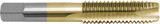 Michigan Drill 780T 3/8-24 Coated Spiral Pointed Taps - HS TiN Coated