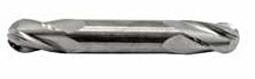 Michigan Drill KB84 1/8 Solid Carbide Double Ball End Mills 4 FLT Stub Length