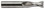 Michigan Drill KS92 1 Solid Carbide End Mills 2-Flute