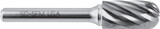 Michigan Drill SC1NF 1/4 X 3/4 Cylindrical Ball Nose Solid Carbide Burs for Aluminum