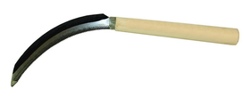 Kenyon 41420 Sickle, 6.5" Steel, Steel Ferrule, 8" Wood Comfort Grip, Resharpenable Blade