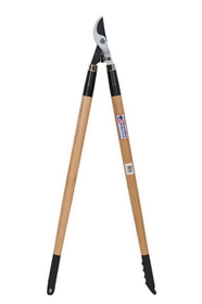 Seymour 41487 1.25" Bypass Lopper, Single Action Steel Blades, Shock Absorbing Stop, 30" Hardwood Handles, Cushion Grip with Hanging Tip