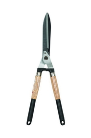 Seymour 41492 Hedge Shears, 9" Steel Blades with Serrated Edge, Steel Ferrule, 10" Hardwood Handles, Cushion Grip with Hanging Tip