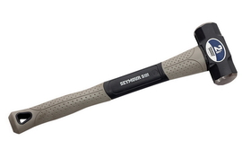 Seymour 41808 2 lb Engineer Hammer - Fiberglass with Cushion Grip & Overstrike Protection 16" Handle