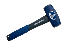 Seymour 41809 4 lb Drilling Hammer - Spiral Anti-Slip Grip & Overstrike Protection - Fiberglass 10" Handle