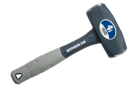 Seymour 41812 4 lb Drilling Hammer - Fiberglass with Cushion Grip & Overstrike Protection 10" Handle