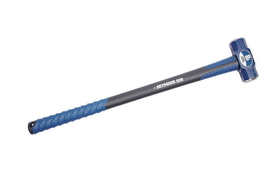 Seymour 41833 12 lb Sledge Hammer - Spiral Anti-Slip Grip & Overstrike Protection - Fiberglass 36" Handle