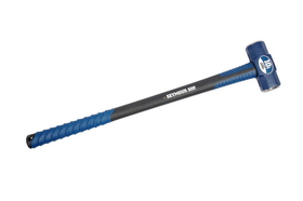 Seymour 41839 10 lb Sledge Hammer - Spiral Anti-Slip Grip & Overstrike Protection - Fiberglass 36" Handle