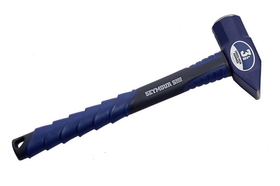 Seymour 41871 3 lb Cross-Pein Hammer - Spiral Anti-Slip Grip & Overstrike Protection - Fiberglass 16" Handle