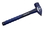 Seymour 41871 3 lb Cross-Pein Hammer - Spiral Anti-Slip Grip & Overstrike Protection - Fiberglass 16" Handle, Price/Each