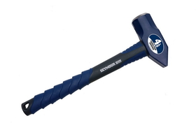 Seymour 41879 4 lb Cross-Pein Hammer - Spiral Anti-Slip Grip & Overstrike Protection - Fiberglass 16" Handle