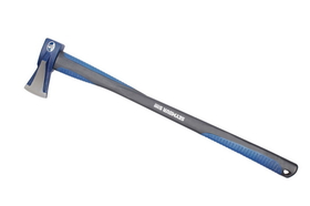 Seymour 41892 4.5 lb Premium Log Splitter - Spiral Anti-Slip Grip & Overstrike Protection - Fiberglass 36" Handle
