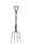 Seymour 42258 Mushroom Fork, 4-Tine, Steel Ferrule, 30" Precision Lathe Turned Hardwood, Steel D Grip, Price/Each