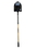 Seymour 45010 Round Point Shovel, 14 Gauge #2 / 9.5" x 11.5" , PowerSocket & Forward Turned Boot Step, Two Solid Steel Rivets, 48" Precision Lathe Turned American Ash, ProGrip, Price/Each