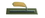 Midwest Rake 47402 V-Notch Trowel, 1/2" Notch Depth, Riveted, 11" x 4-1/2" Overall Size, Ergonomic Wood Grip, Price/Each