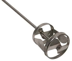 Midwest Rake 47434 Jiffy Style Mixer, 3/8" Round Shaft, 20.5", 20.5" Length, 2-5 gal